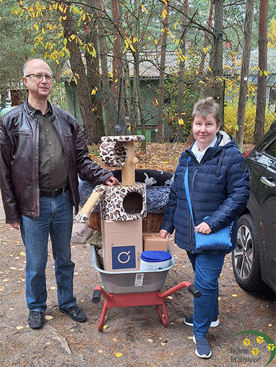 spenden aus fichtenwalde ans tierheim