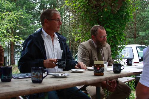 Landrat Wolfgang Blasig besucht das Tierheim Verlorenwasser