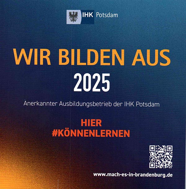 IHK Aufkleber Ausbildung 2025